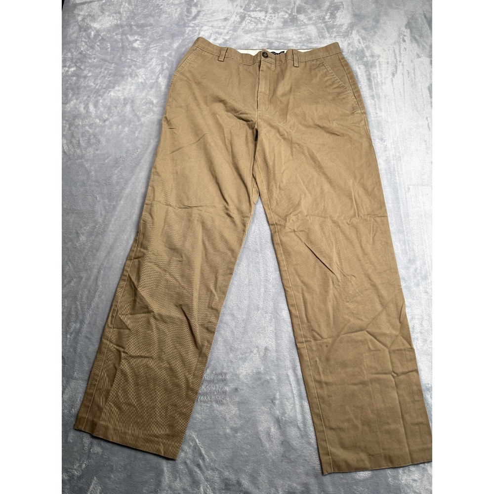 Dockers D3 Chino Pants Mens 34x32 Brown Cotton Stretch Classic Fit Straight Leg